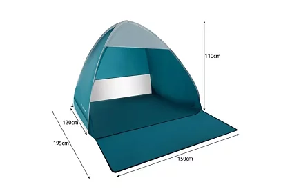 Önjáró POP-UP strand sátor – 150 × 120 × 110 cm