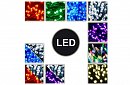 Karácsonyi 210 LED megvilágítás – Láncok 6 színben, 21 méter hosszúságban
