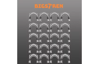 Fém akasztók kertészeti és műhely szerszámokhoz – 20 db