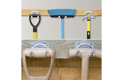 Fém akasztók kertészeti és műhely szerszámokhoz – 20 db