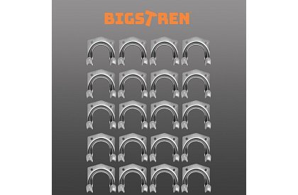 Fém akasztók kertészeti és műhely szerszámokhoz – 20 db