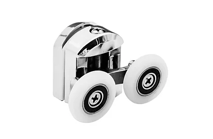 Zuhanykabinák tolóajtók kerekek – 8 db - Króm