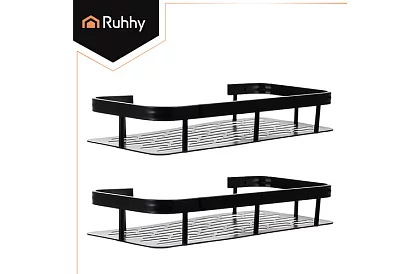 Alumínium fürdőszobai polc - 2 db