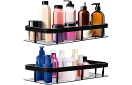 Alumínium fürdőszobai polc - 2 db