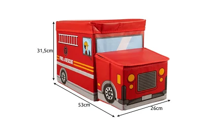 Játékdoboz - tűzoltóautó