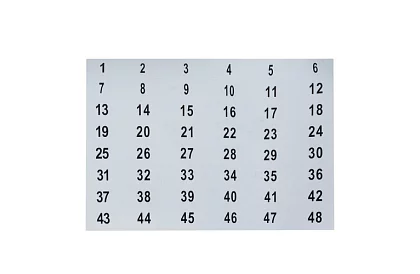 Biztonsági kulcstartó szekrény - 48 kampós szervező