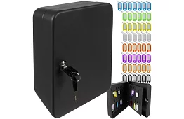 Biztonsági kulcstartó szekrény - 48 kampós szervező