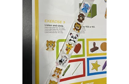 Gyermek motiváló matricák tekercsben – 500 db