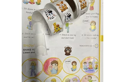 Gyermek motiváló matricák tekercsben – 500 db