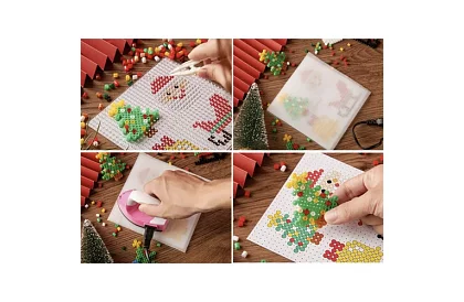 Hímzőgyöngyök kiegészítőkkel – mega készlet 6000 db