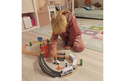 Vasútrá – akkumulátoros pálya 3,2 m fából