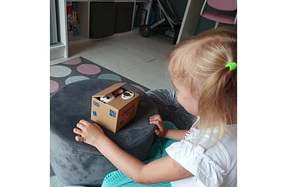 Automatikus pénztáros - kiscica érmepalánta