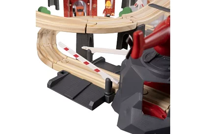 Fa fém vasút - elemes vonatpálya 4,8 méter