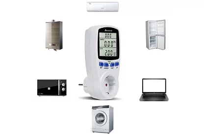 Digitális LCD elektromos energiafogyasztás-mérő