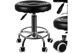 Kerekes kozmetikai szék - állítható