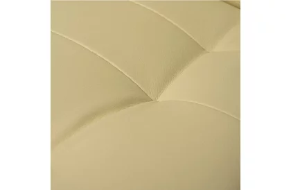 Irodai szék kihúzható lábtartóval - krém színű