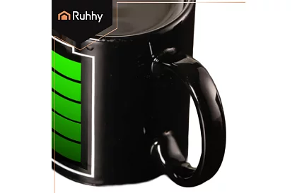 Varázslatos bögre 330 ml akkumulátorjelzővel