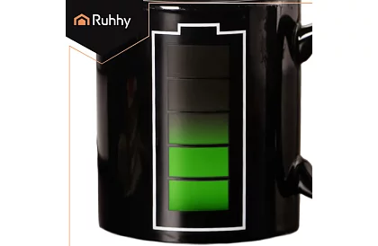 Varázslatos bögre 330 ml akkumulátorjelzővel