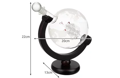 Nagy készlet – globuszos dekantáló whisky poharakkal