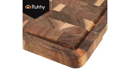 Akác fa vágódeszka – 43 × 33 × 3 cm