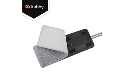 Gyakorlati lapos mop + 11 literes vödör – kétszobás tartozékokkal