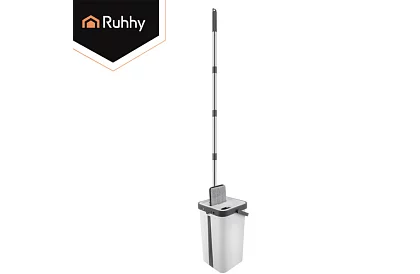 Gyakorlati lapos mop + 11 literes vödör – kétszobás tartozékokkal