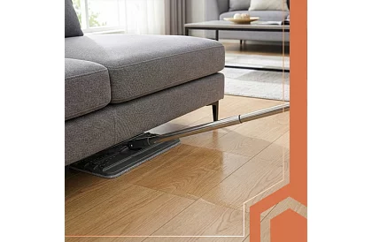 Gyakorlati lapos mop + 11 literes vödör – kétszobás tartozékokkal