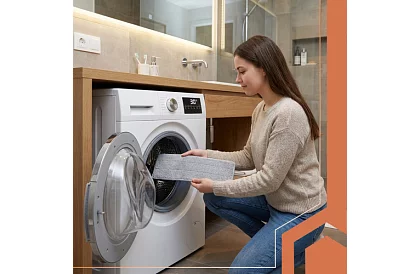 Gyakorlati lapos mop + 11 literes vödör – kétszobás tartozékokkal