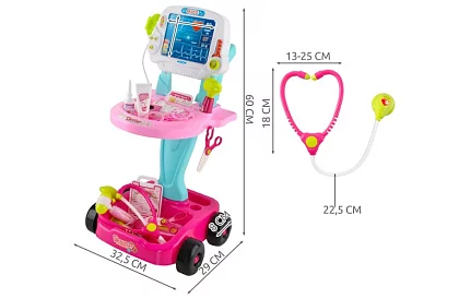Kis orvos – orvosi játék készlet kocsival
