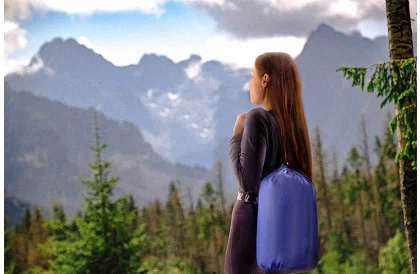 Turista hálózsák 2v1 - kék