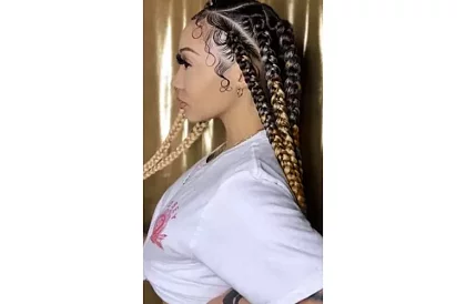 Szinonim ombre fonatok a hajra – sötét szőke