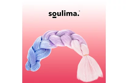 Szinonim ombre fonatok csillogó hajra – lila-kék