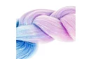 Szinonim ombre fonatok csillogó hajra – lila-kék