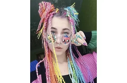 Szinétikus ombre fonatok a hajra – szivárványos