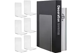 Könyvespolc-tartó – 6 darabos készlet