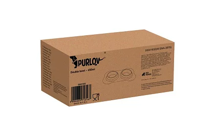 Dupla tálca alátéttel – 2 × 450 ml