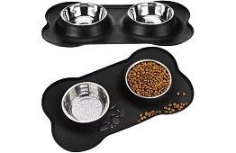 Dupla tálca alátéttel – 2 × 450 ml