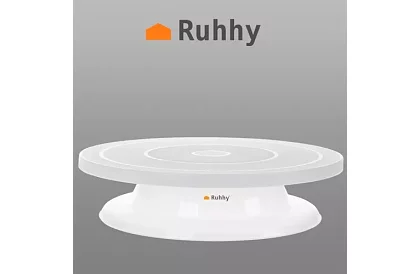 Forgó tálca a torta díszítéséhez + 3 spatula