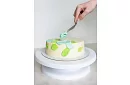 Forgó tálca a torta díszítéséhez + 3 spatula