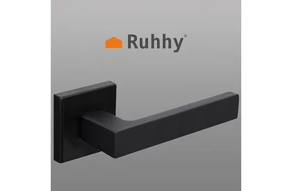 Ajtókilincs – fekete matt fogantyú