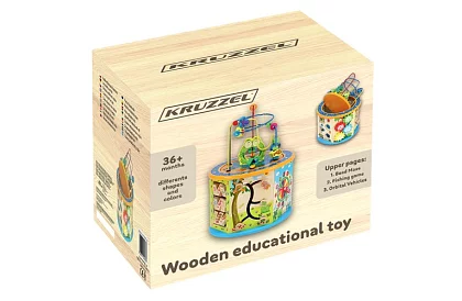 Fa kézműves oktatási érzékszervi játék - 8 az 1-ben