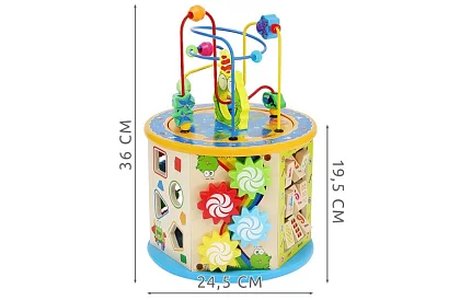 Fa kézműves oktatási érzékszervi játék - 8 az 1-ben