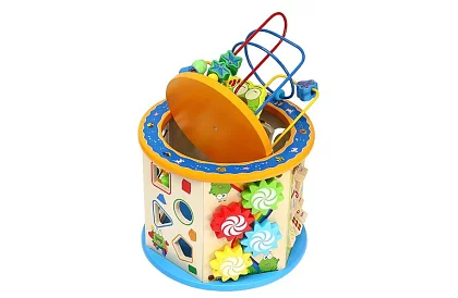 Fa kézműves oktatási érzékszervi játék - 8 az 1-ben