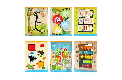 Fa kézműves oktatási érzékszervi játék - 8 az 1-ben