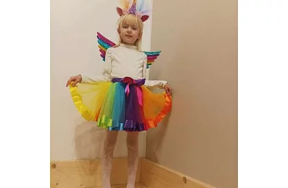 Kostüm szivárványos egyszarvú