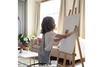 Fa fából készült festőállvány