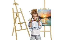 Fa fából készült festőállvány