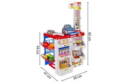 Gyermekbolt – szupermarket kocsival és kiegészítőkkel