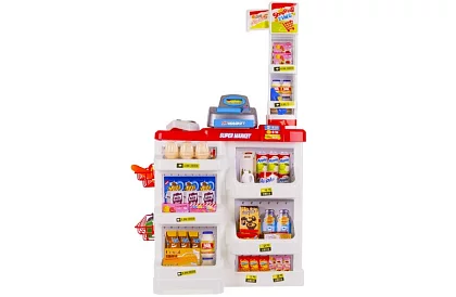 Gyermekbolt – szupermarket kocsival és kiegészítőkkel