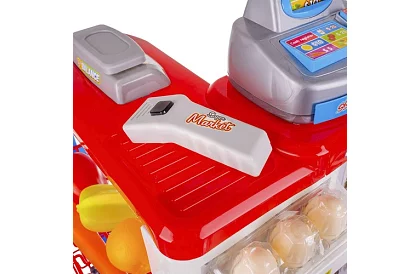 Gyermekbolt – szupermarket kocsival és kiegészítőkkel